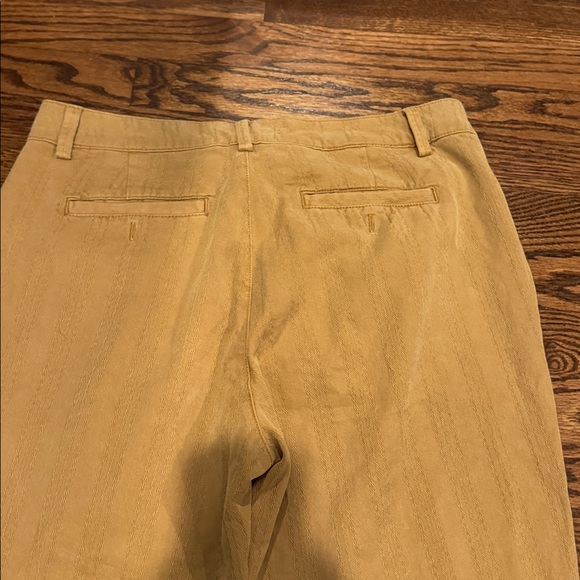 Anthropology Chino Size 29 in a Mustard/Gold color in a textured material - Picture 11 of 11
